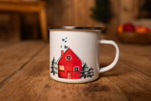 Plecháček se stříbrným lemem - domov s básničkou 300ml