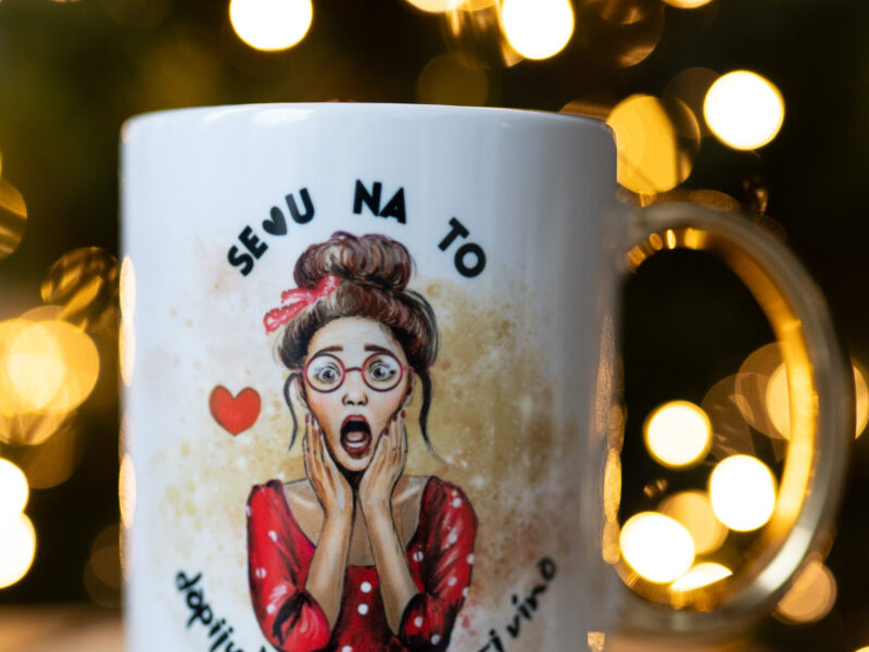 Keramický hrnek 330ml- dopiju kafe...
