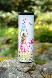 Termopohárek 500ml uzavíratelný - rebelka milující