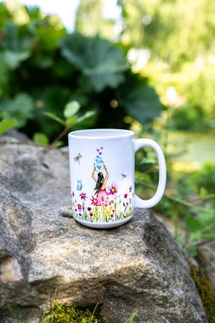 Kafák-čaják 450ml- rebelka milující - Obrázek 3