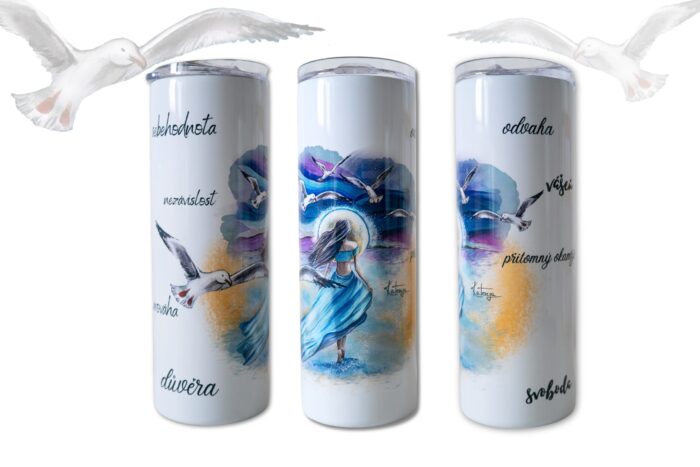 Termopohárek - rebelka -  Osvobozená 600ml - Obrázek 4