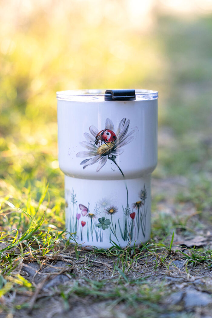 Cestovní termohrnek uzavíratelný 500ml - doteky štěstí - Obrázek 3