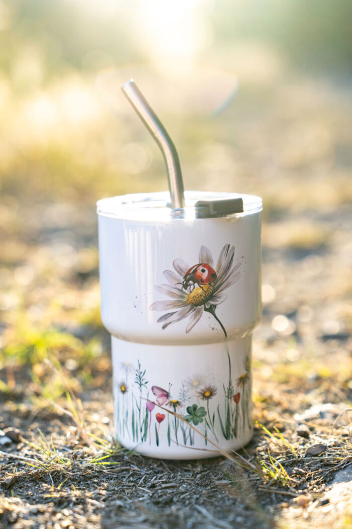 Cestovní termohrnek uzavíratelný 500ml - doteky štěstí