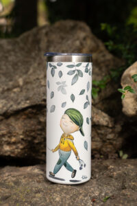 Sametový termohrnek uzavíratelný 600ml - Ňufíkovi - Obrázek 4