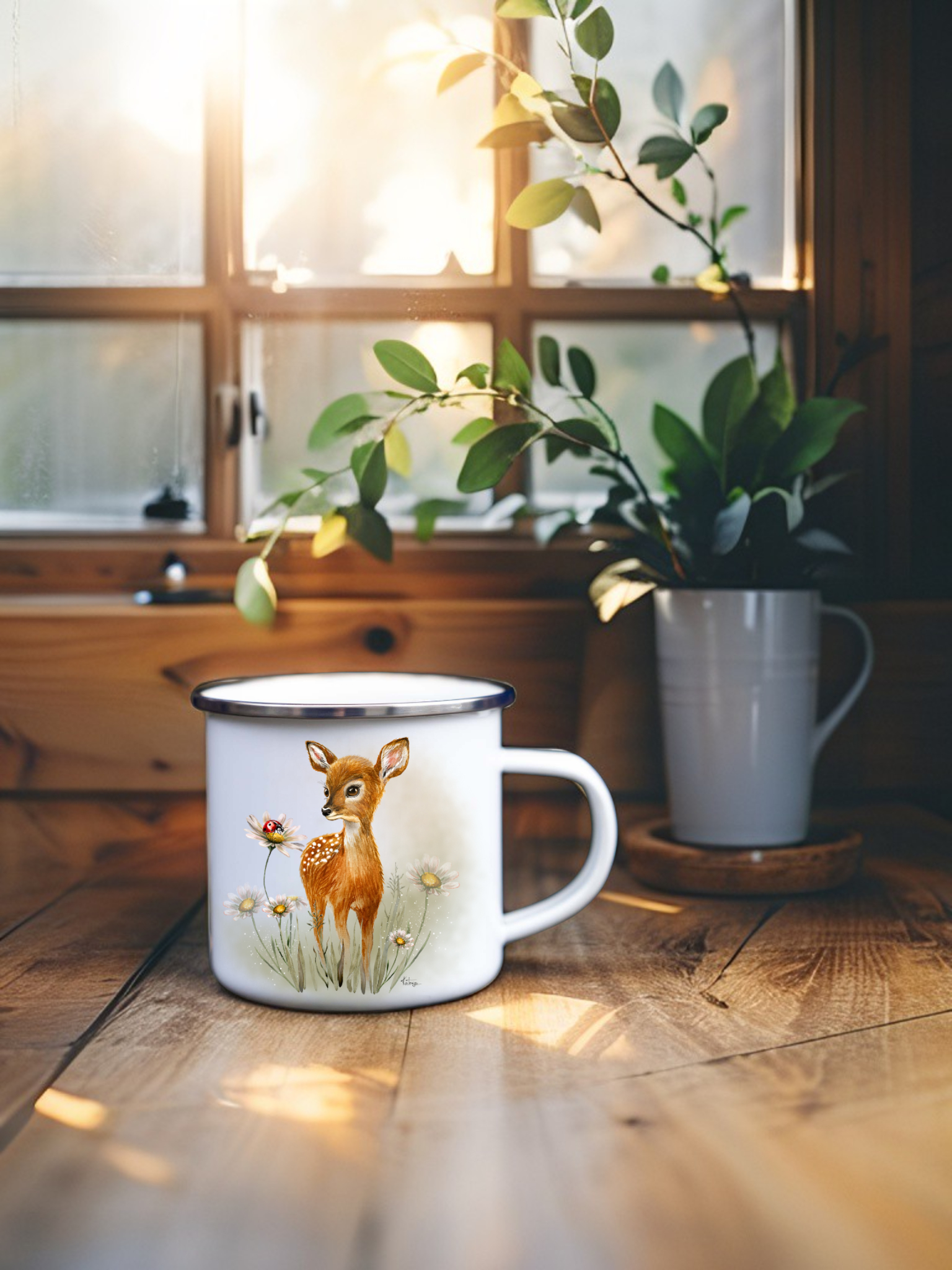 Koloušek z Magického lesa II.- hrnek/plecháček - Obrázek 3