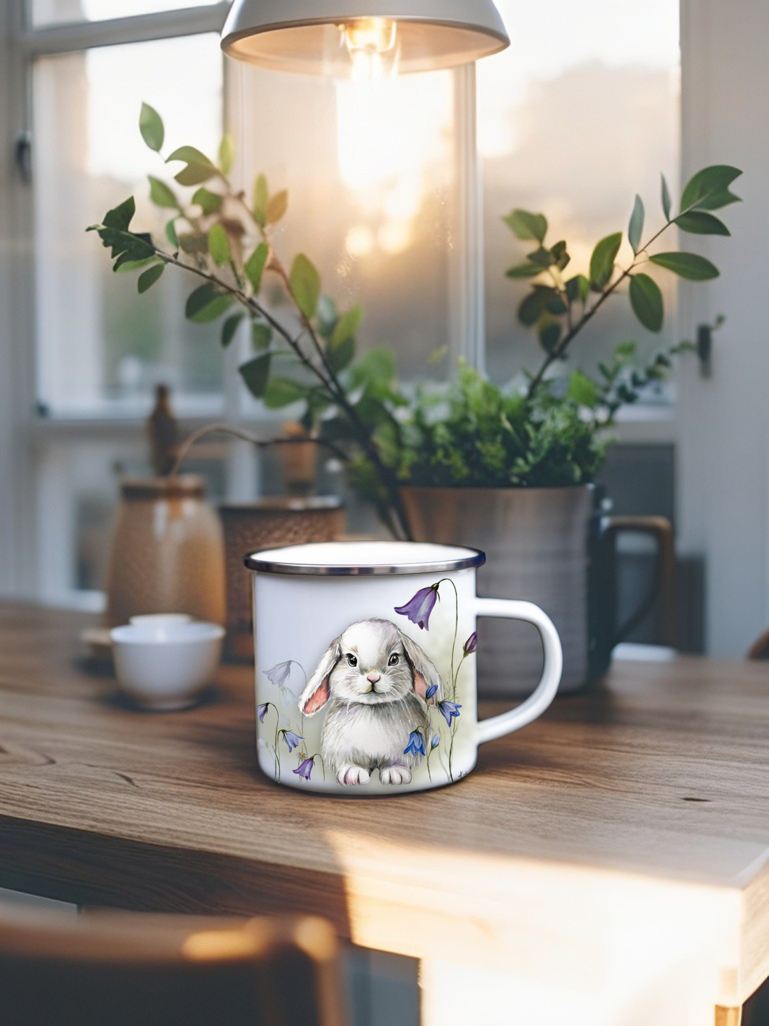 Králíček z Magického lesa II.- hrnek/plecháček - Obrázek 2