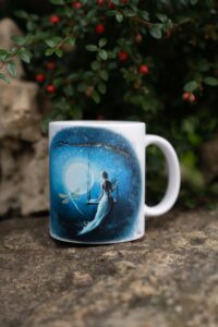 Sametový hrnek 330ml - Rebelka a magická noc