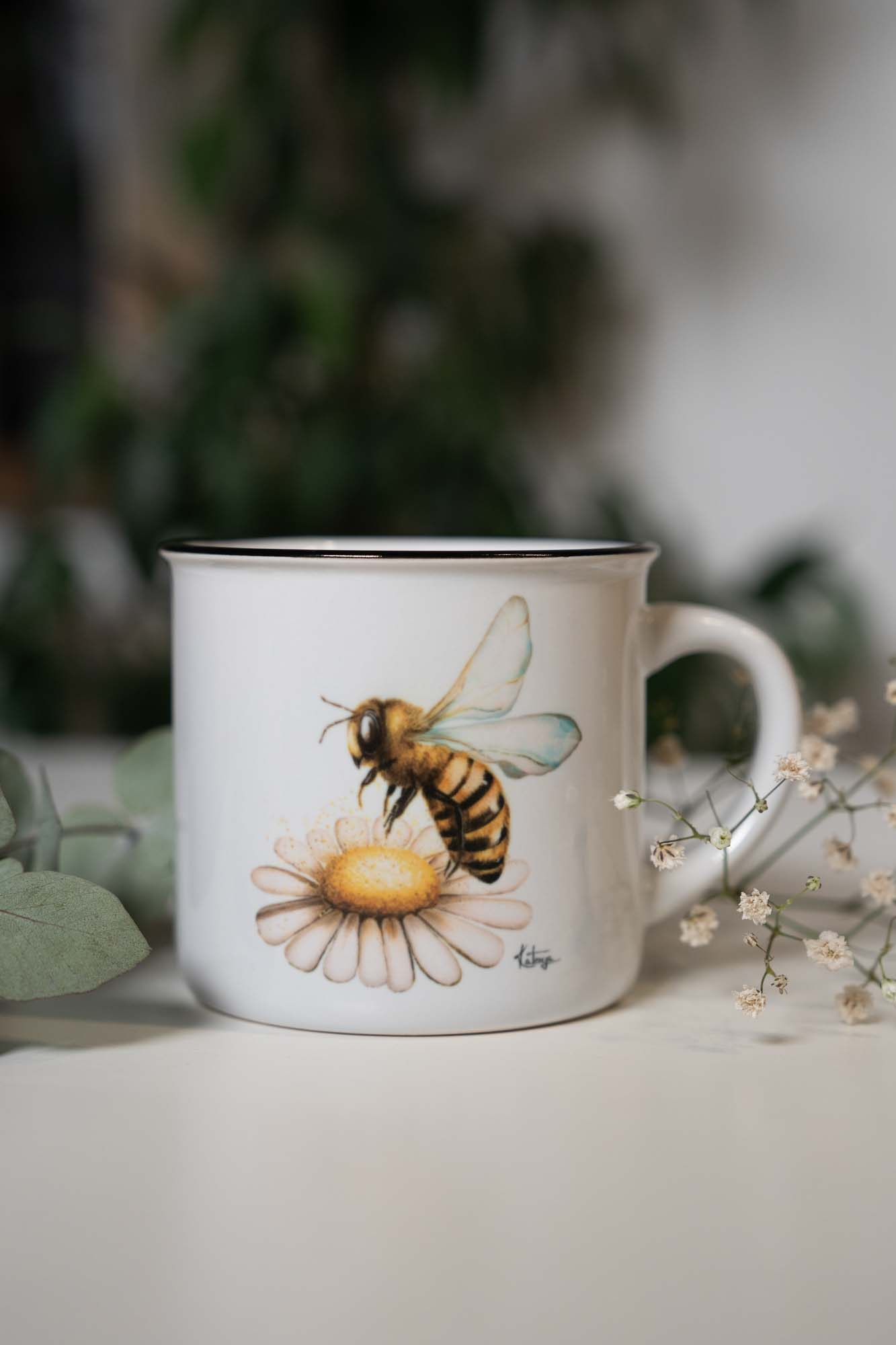 Keramický hrneček 300ml - včelka - Obrázek 7