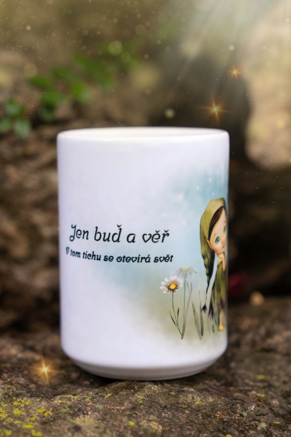 Elfinka důvěry- hrnek/plecháček/lahev - Obrázek 3