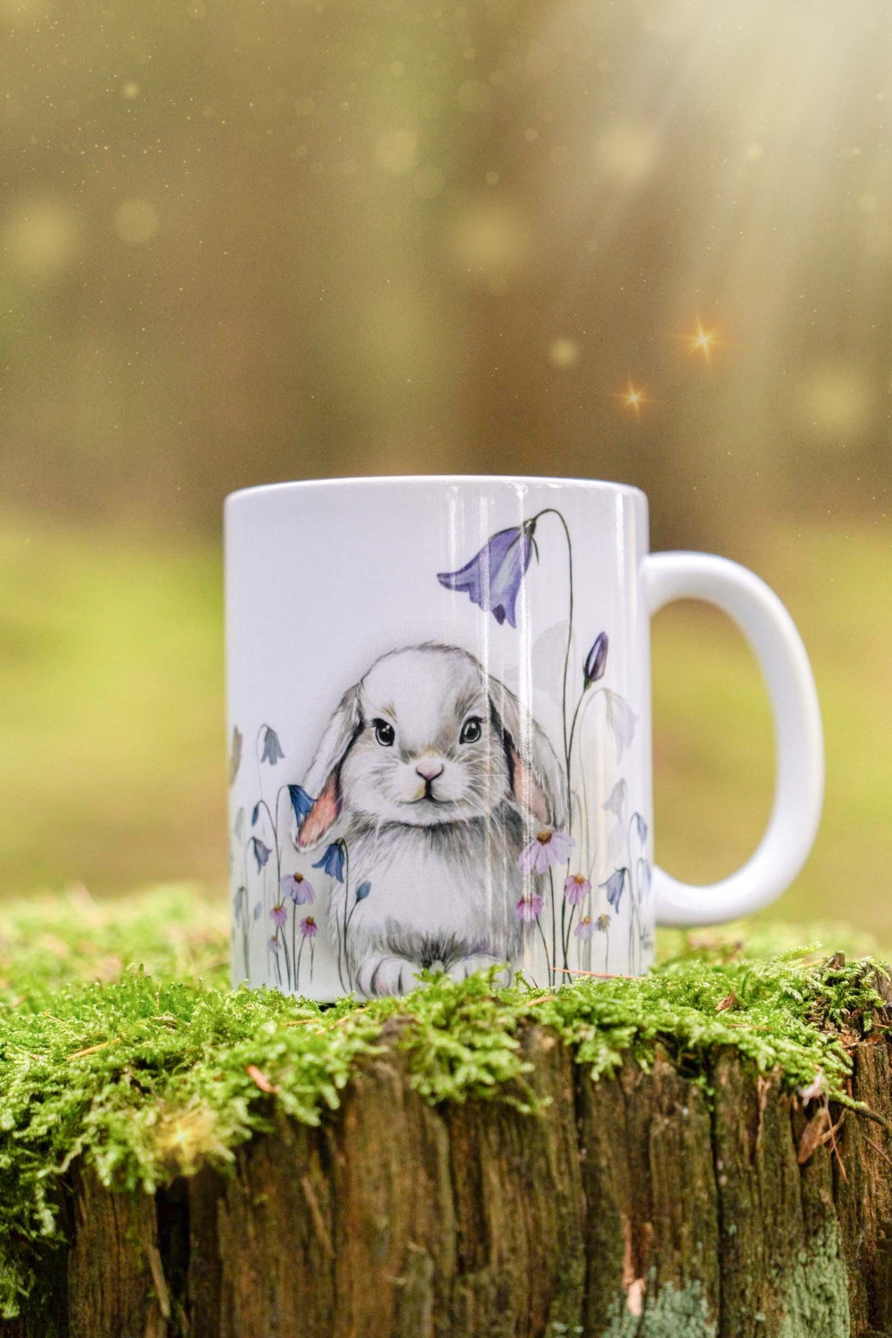 Králíček z Magického lesa- hrnek/plecháček/lahev - Obrázek 5