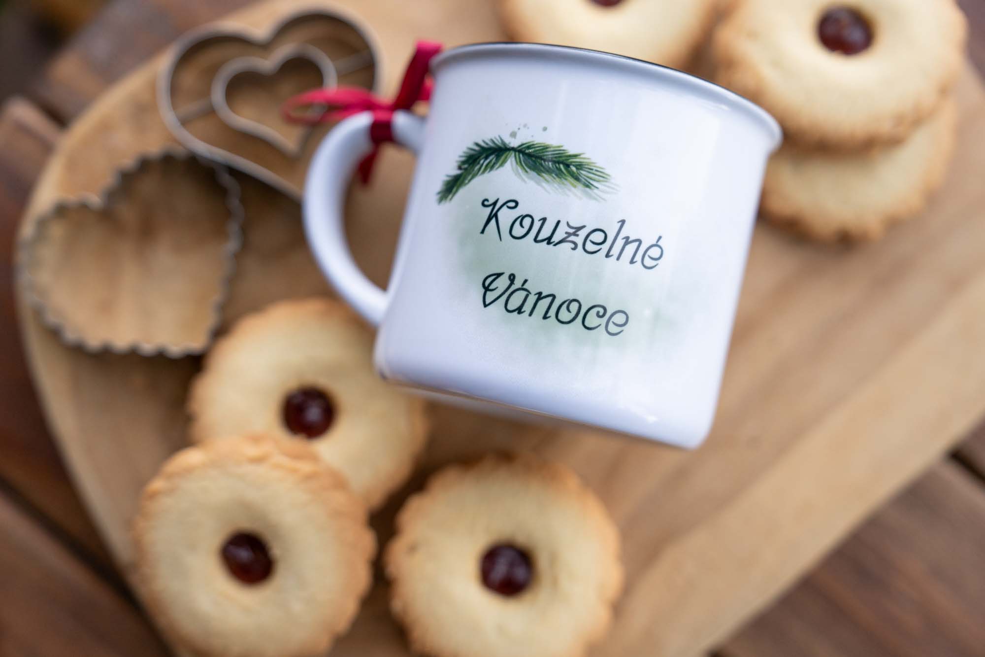 Dárkový set - dva keramické hrnečky- koloušek a lištička - Kouzelné Vánoce - Obrázek 3