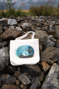 Taška lanovka- Rebelka splněných přání