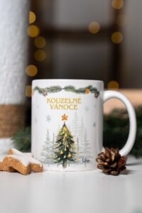 Hrnek/plecháček/lahev - stromeček - Kouzelné vánoce