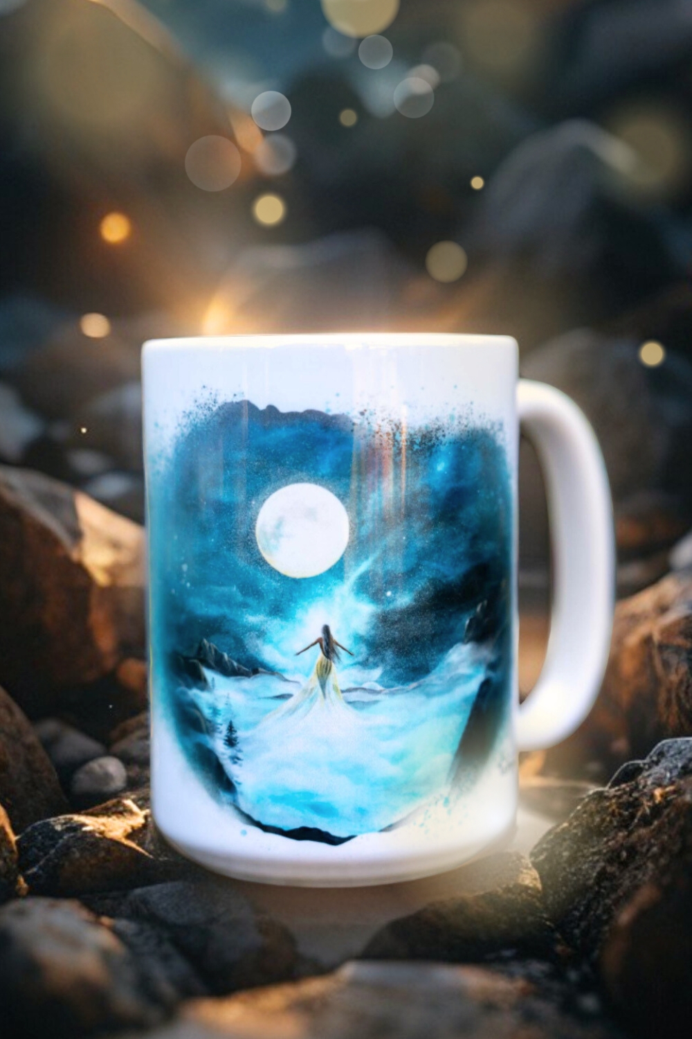 Kafák/čaják 450ml- Bohyně světla