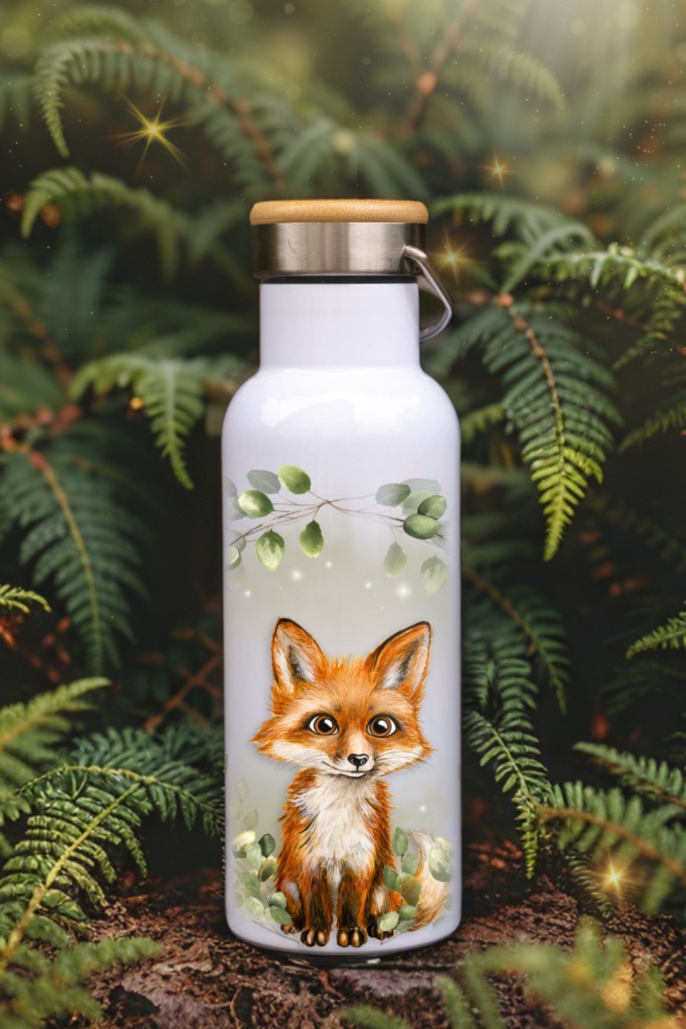 Liška z Magického lesa- termolahev 500ml/750ml - Obrázek 2