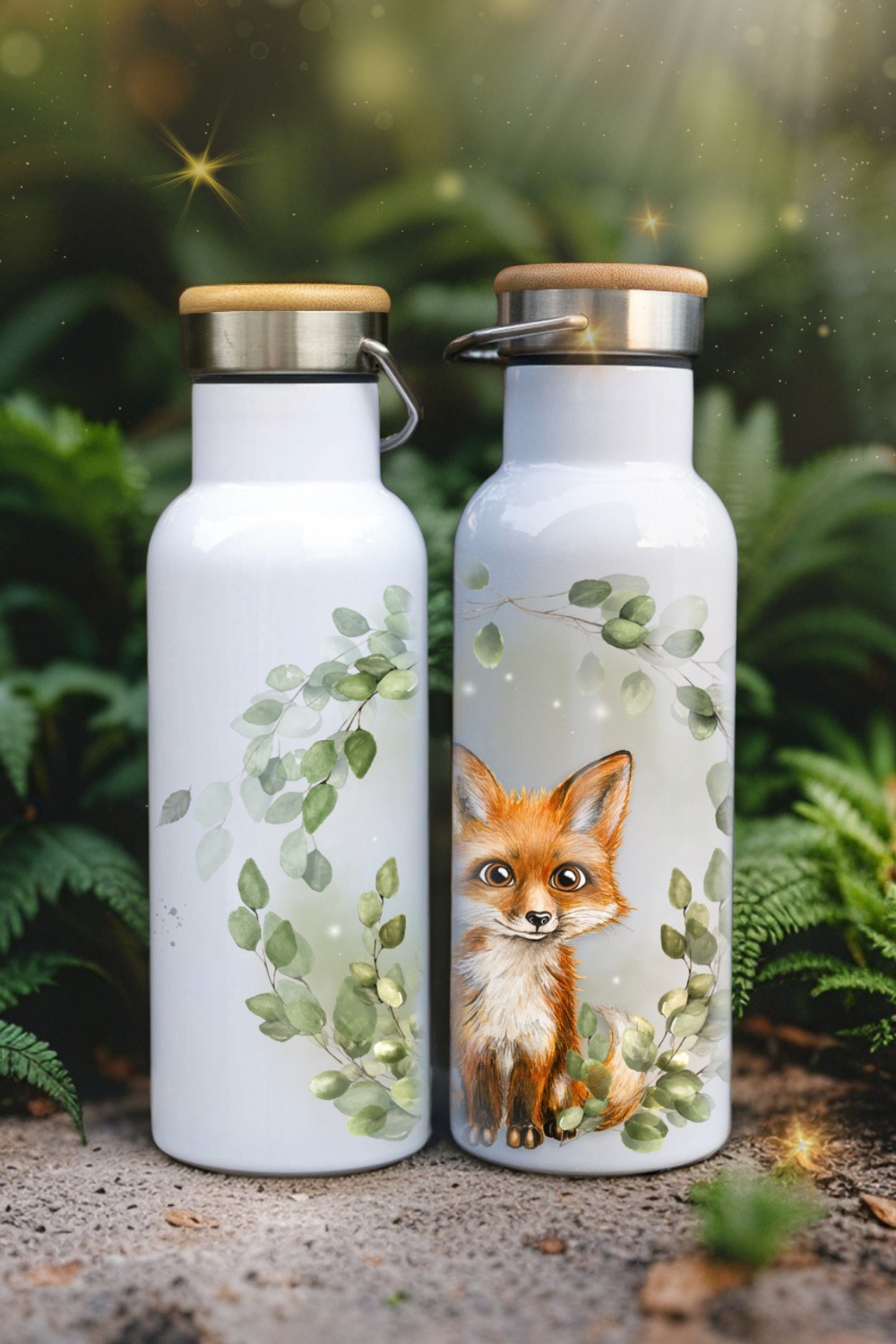 Liška z Magického lesa- termolahev 500ml/750ml - Obrázek 3