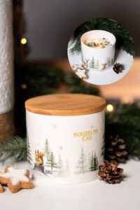 Sojová vonná svíčka v keramické nádobě- Kouzelný čas