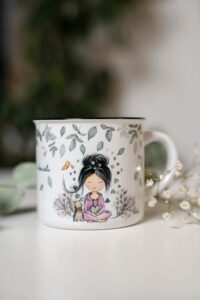 Keramický hrneček 300ml- Mazlínka- Láska kouzlí