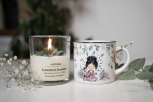 Přírodní sojová svíčka- Lístečková harmonie - Obrázek 6