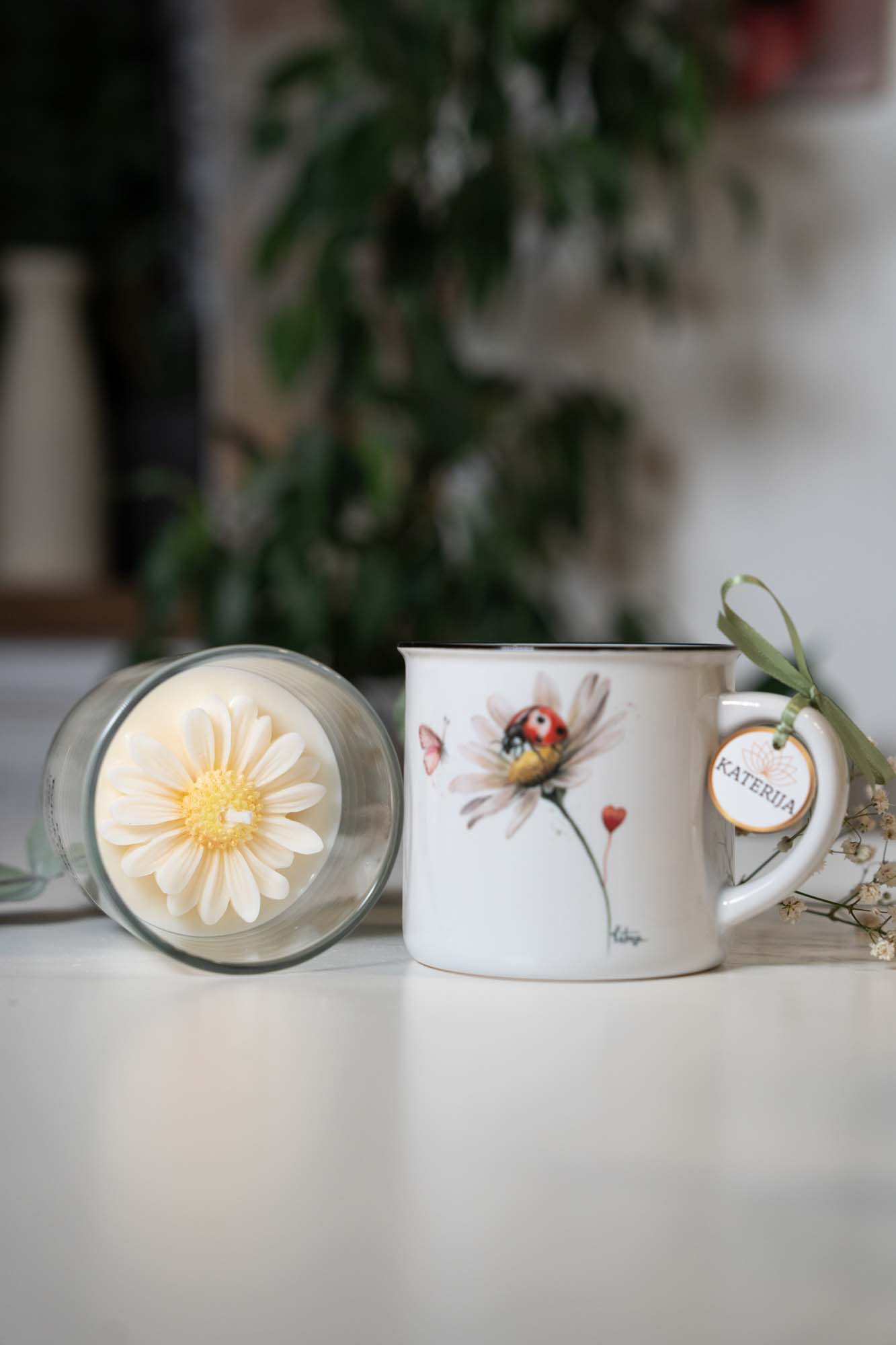 Přírodní sojová svíčka- Kvítek pro štěstí - Obrázek 8