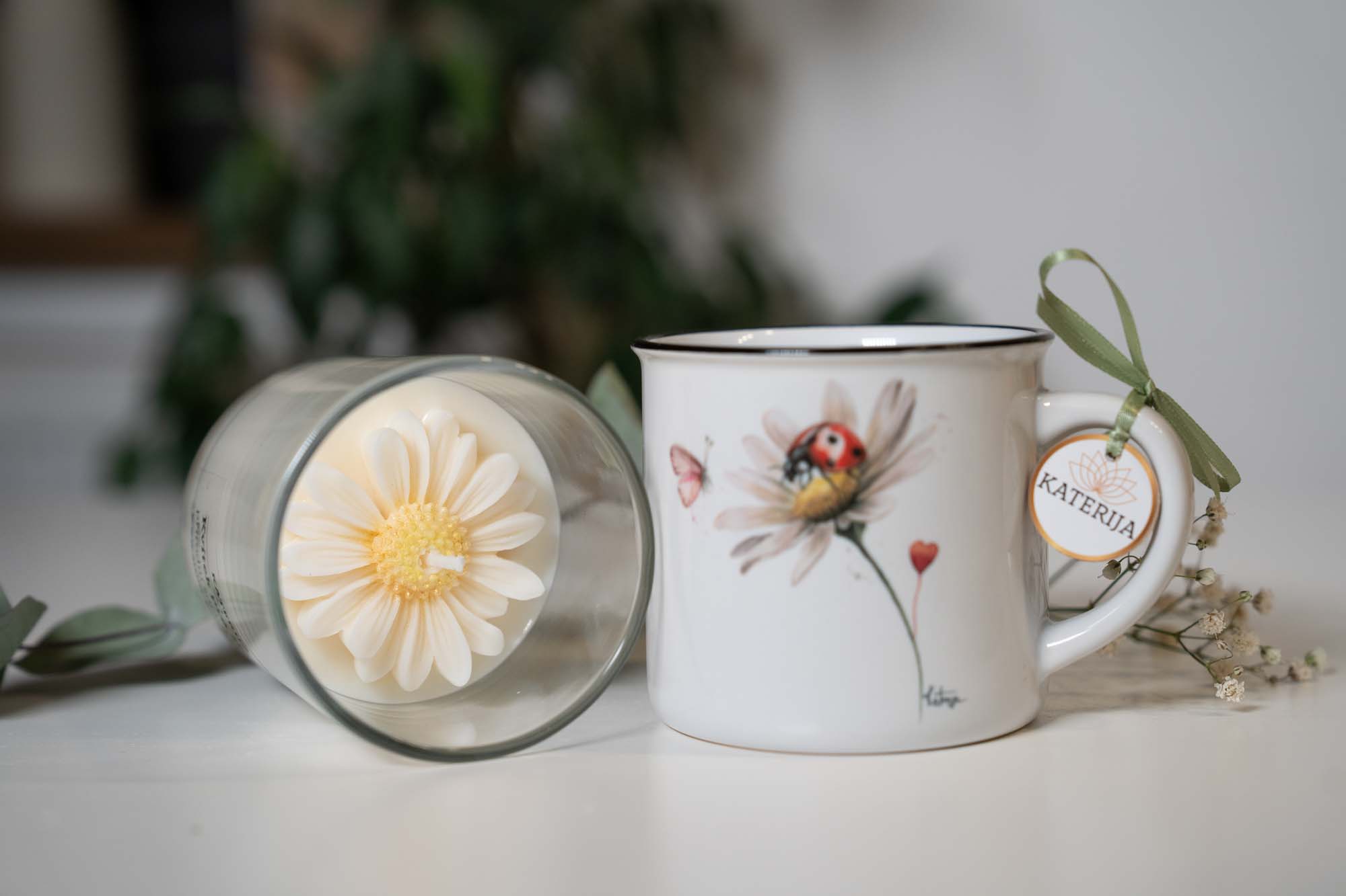 Přírodní sojová svíčka- Kvítek pro štěstí - Obrázek 9