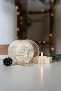 Přírodní sojová svíčka - vločka zázraků