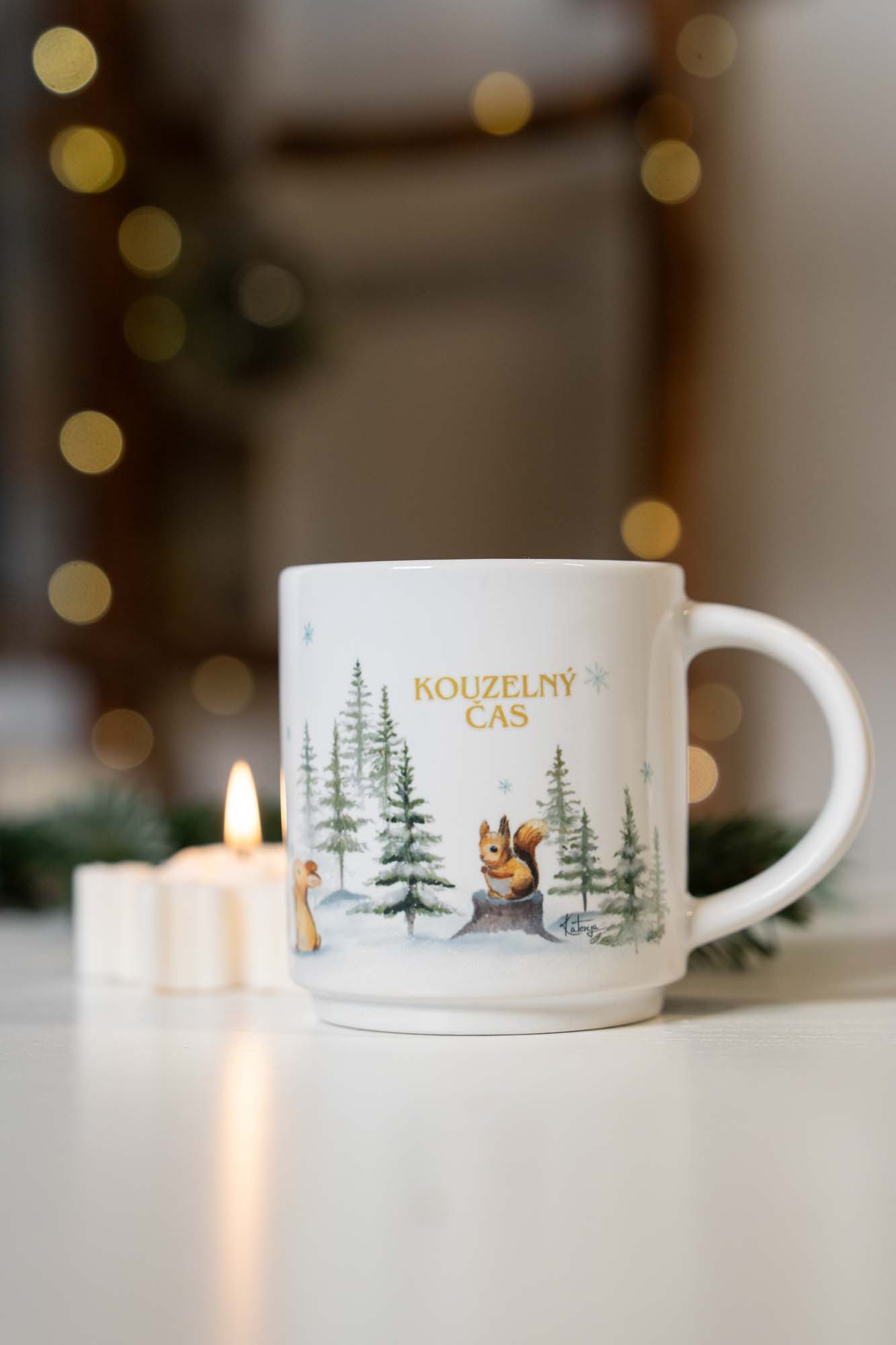 Keramický hrnek 290ml – Kouzelný čas- lesní zvířátka - Obrázek 3