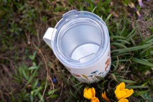 Termohrnek s uchem 300ml - maková zahrádka - Obrázek 5