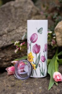 Termohrnek 600ml - Tajemství tulipánů