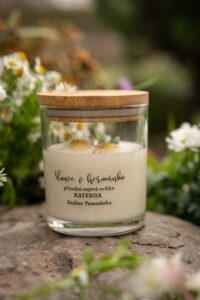 Přírodní sójová svíčka - Slunce v heřmánku