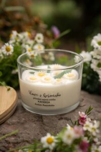 Přírodní sójová svíčka - Slunce v heřmánku