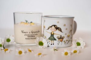 Keramický retro hrnek 300ml- Slunce v heřmánku - Heřmanka - Obrázek 9
