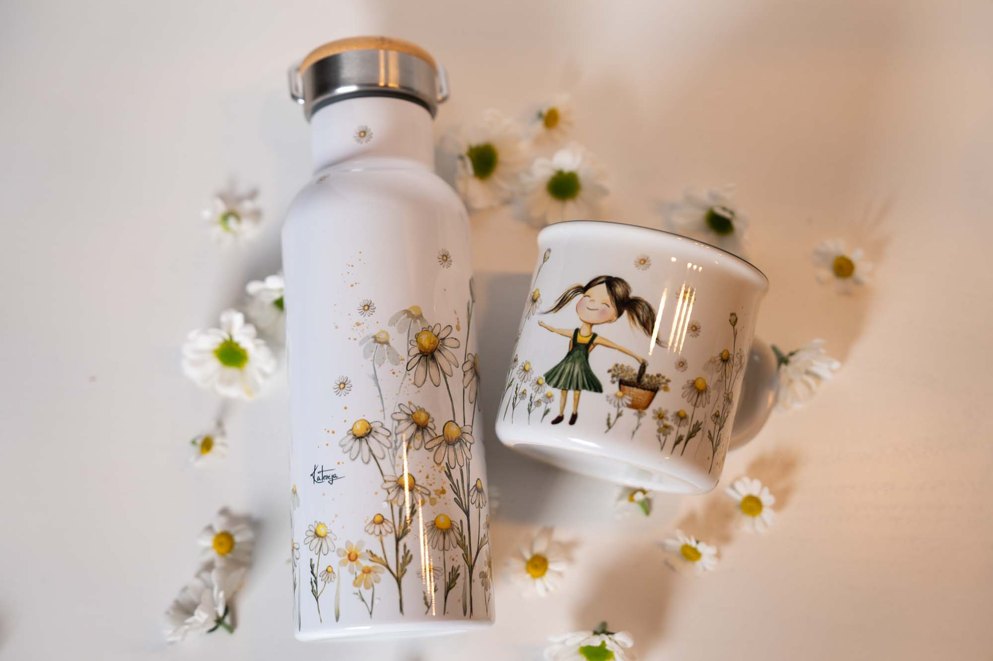 Termolahev 500/750ml - Slunce v Heřmánku - Heřmanka - Obrázek 8