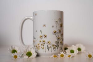 Kafák/čaják 450ml - Slunce v heřmánku - Heřmanka - Obrázek 7