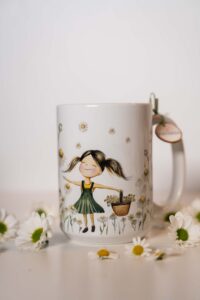 Kafák/čaják 450ml - Slunce v heřmánku - Heřmanka - Obrázek 8
