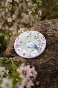 Keramický podtácek pod hrnek - Třešňový sad
