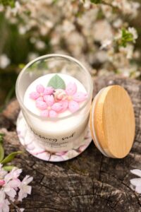Přírodní sójová svíčka- Třešňový sad
