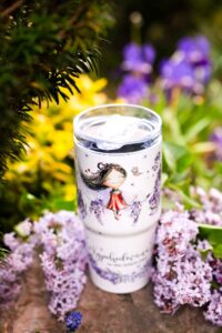 Cestovní termohrnek 600ml - Srděnka Šeříková - Vypohodovaná - Obrázek 8