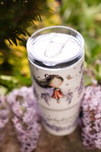 Cestovní termohrnek 600ml - Srděnka Šeříková - Vypohodovaná - Obrázek 4