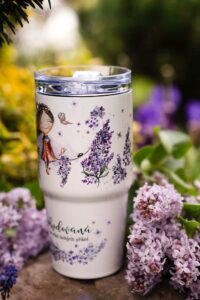 Cestovní termohrnek 600ml - Srděnka Šeříková - Vypohodovaná - Obrázek 11