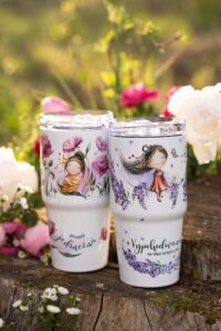 Cestovní termohrnek 600ml – Srděnka Pivoňková - prostě jedinečná - Obrázek 11