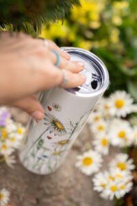 Termohrnek 600ml - Srděnka z kopretinové louky - No a co, žiju po svém - Obrázek 11