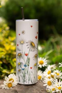 Termohrnek 600ml- Kopretinová louka - Obrázek 3