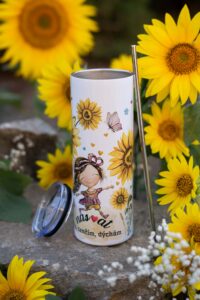 Termohrnek 600ml - Srděnka Slunečnicová - Nas♥at- žiju, tančím, dýchám - Obrázek 4