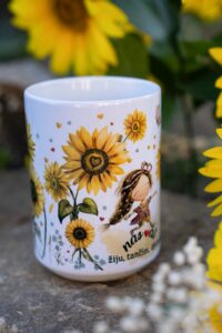 Kafák/čaják 450 ml – Srděnka Slunečnicová – Nas♥at – žiju, tančím, dýchám - Obrázek 4