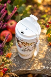 Cestovní termohrnek s uzavíratelným víčkem 600 ml - Srděnka v srdci podzimu- Letím, mám křídla a sny - Obrázek 6
