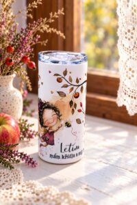 Termohrnek 480 ml – Srděnka v srdci podzimu – Letím, mám křídla a sny - Obrázek 6